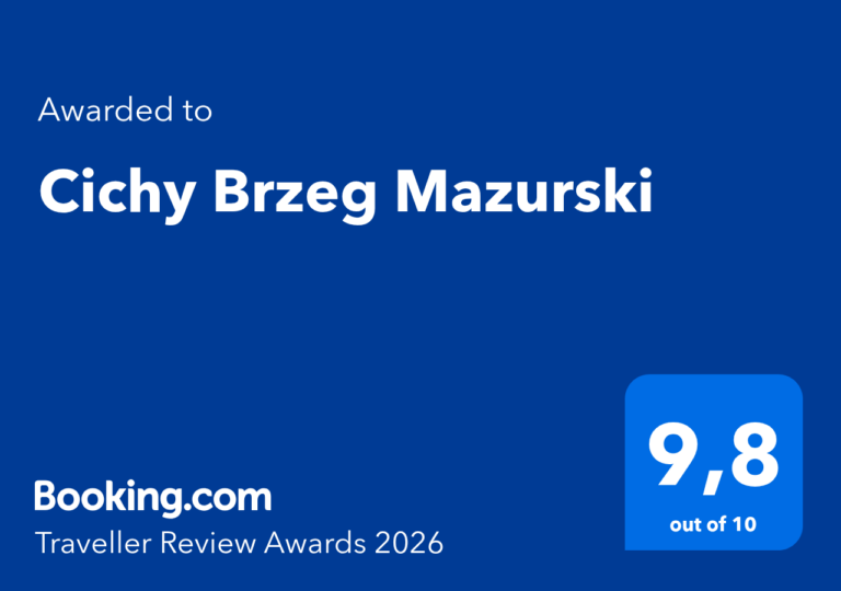 Wyróżnienie Booking dla Cichego Brzegu Mazurskiego