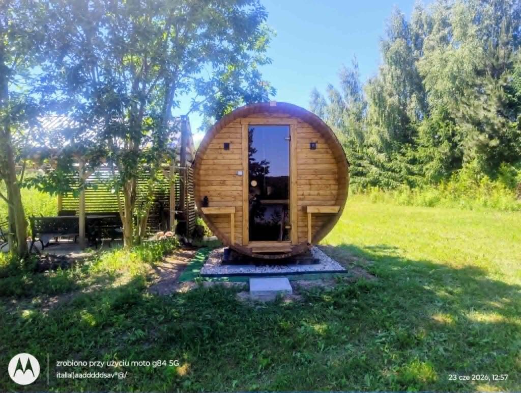 Sauna dla gości Cichego Brzegu Mazurskiego